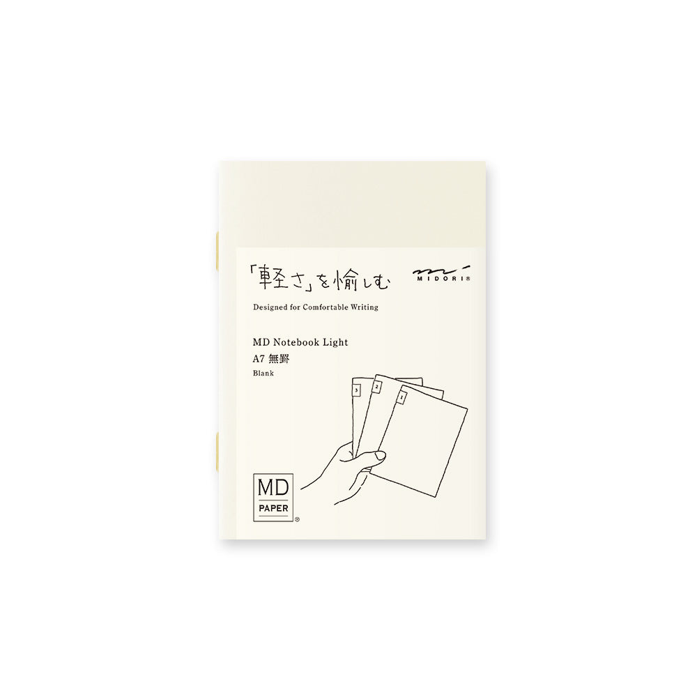 Midori  A7 Notebook Light Set of 3- Blank