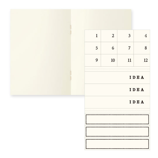 Midori  A7 Notebook Light Set of 3- Blank