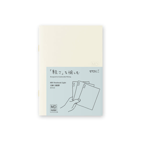 MD Notebook Light <A6> Grid 3pcs Pack A