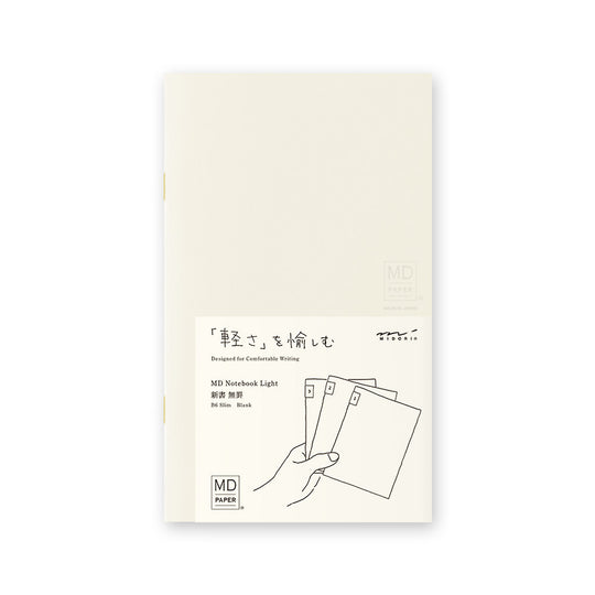 Midori B6 Slim Notebook Light 3 Pack - Blank