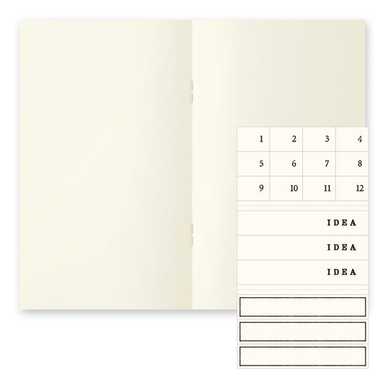 Midori B6 Slim Notebook Light 3 Pack - Blank