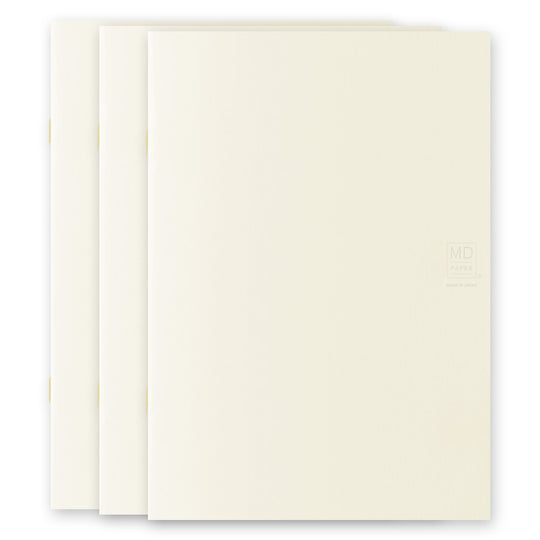Midori  A5 Notebook Light Set of 3 - Blank