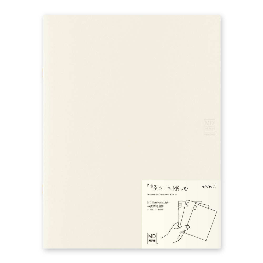 Midori A4 Notebook Light 3 Pack- Blank