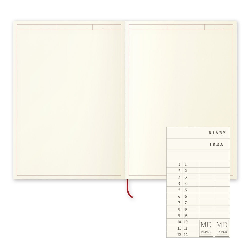 Midori A5 Journal Notebook - Frame / Blank