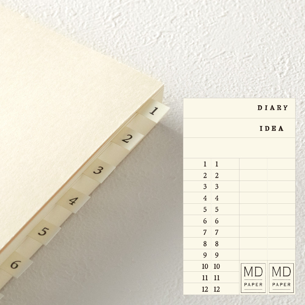 Midori A5 Journal Codex 1Day 1Page Notebook - Dot Grid