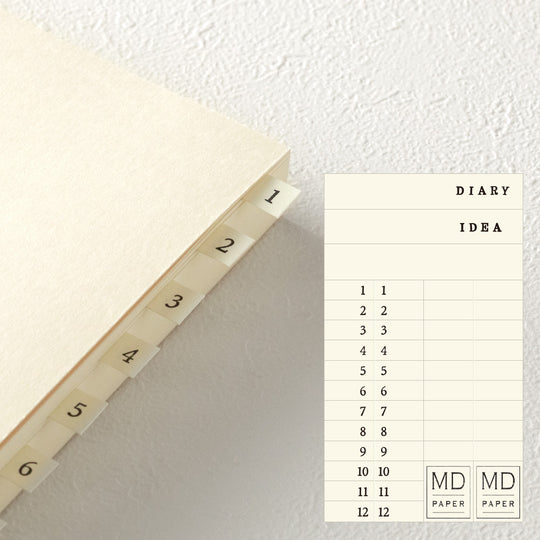 Midori A5 Journal Codex 1Day 1Page Notebook - Dot Grid