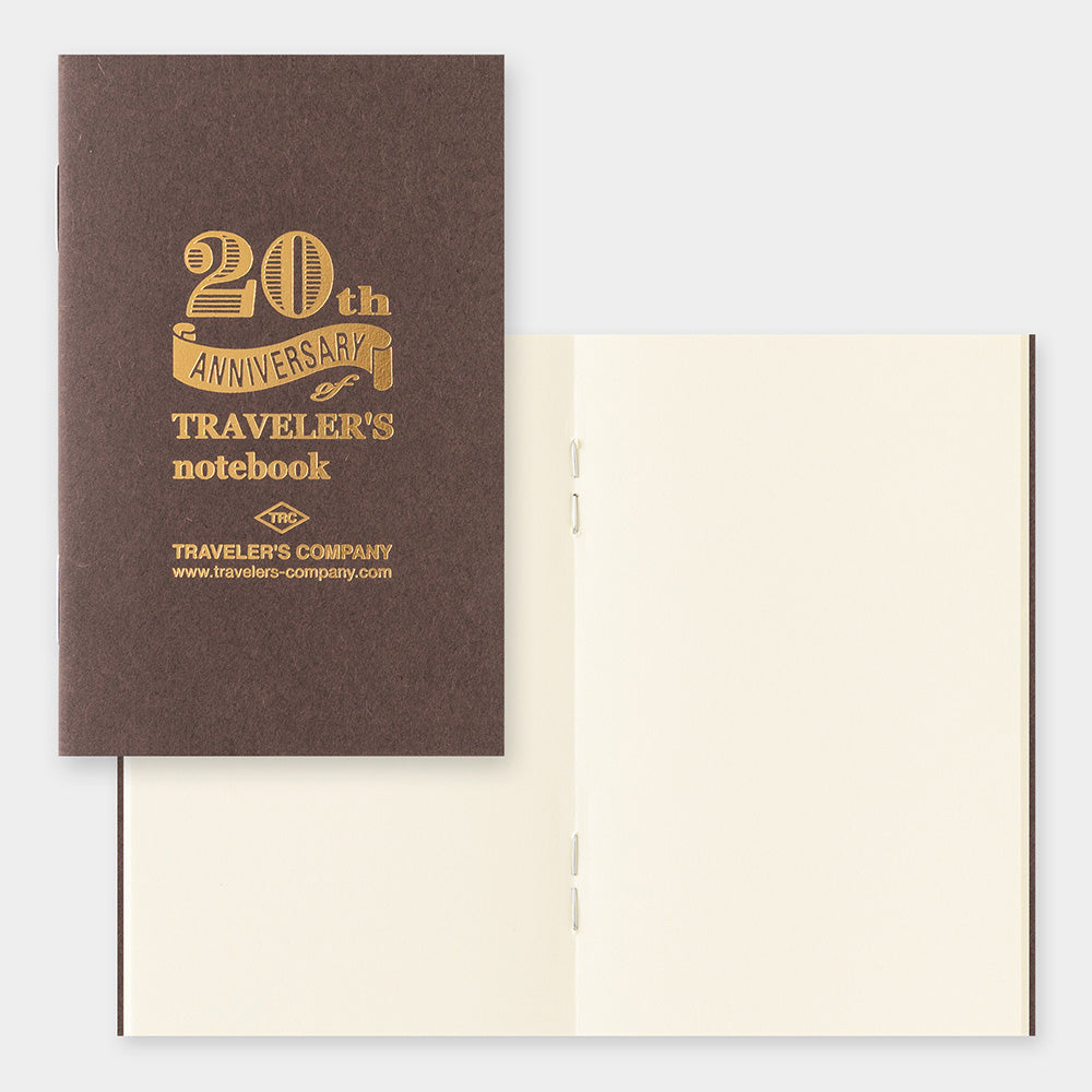 PRE- ORDER** TRAVELER'S notebook 20th Anniversary Card Size Set- Black