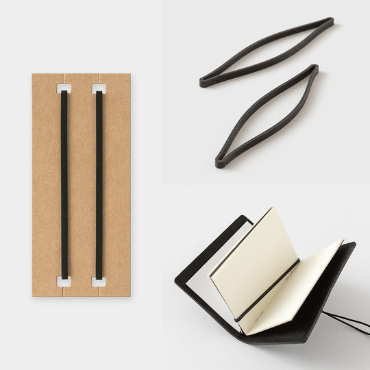 PRE- ORDER** TRAVELER'S notebook 20th Anniversary Card Size Set- Black