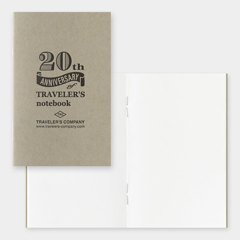PRE- ORDER**TRAVELER'S notebook 20th Anniversary Card Size Set- Brown
