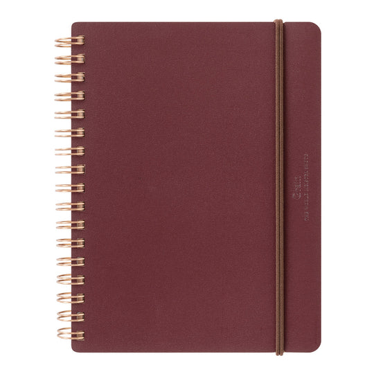 Midori WM Ring Notebook Grain B6- Red