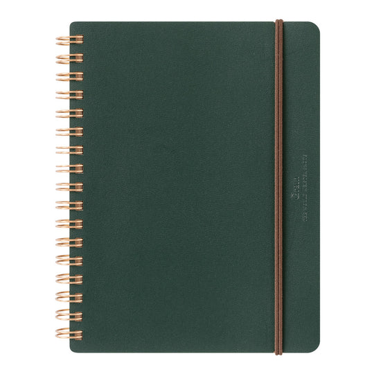 Midori WM Ring Notebook Grain B6- Green