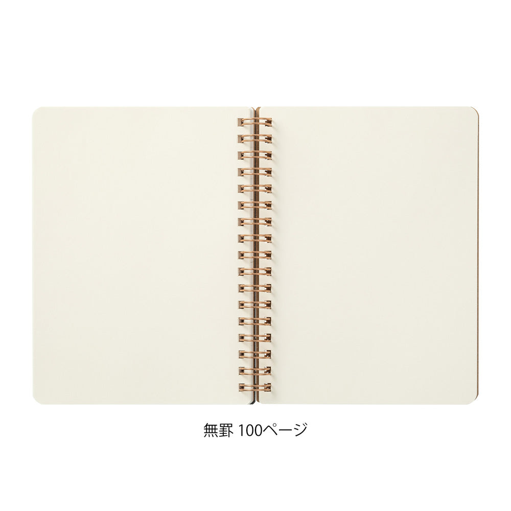 Midori WM Ring Notebook Grain B6- Green