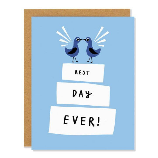 Best Day Ever - Wedding Greeting Card