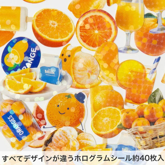 Haco Boxed Flake Stickers- Orange