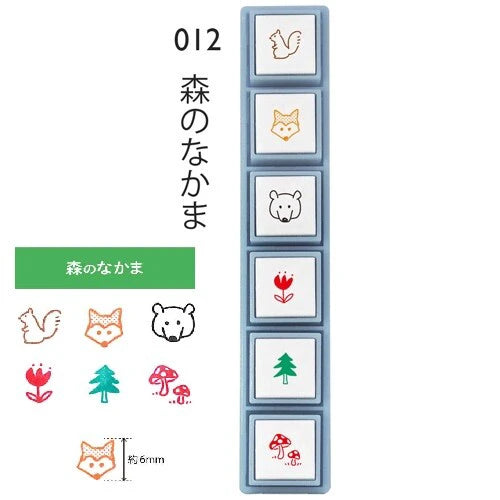 KODOMO NO KAO Stamp Pochitto Pick! - Forest Nakama