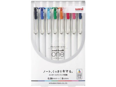 Mitsubishi Uni ball 0.38 Ballpoint Pen - Colour Set
