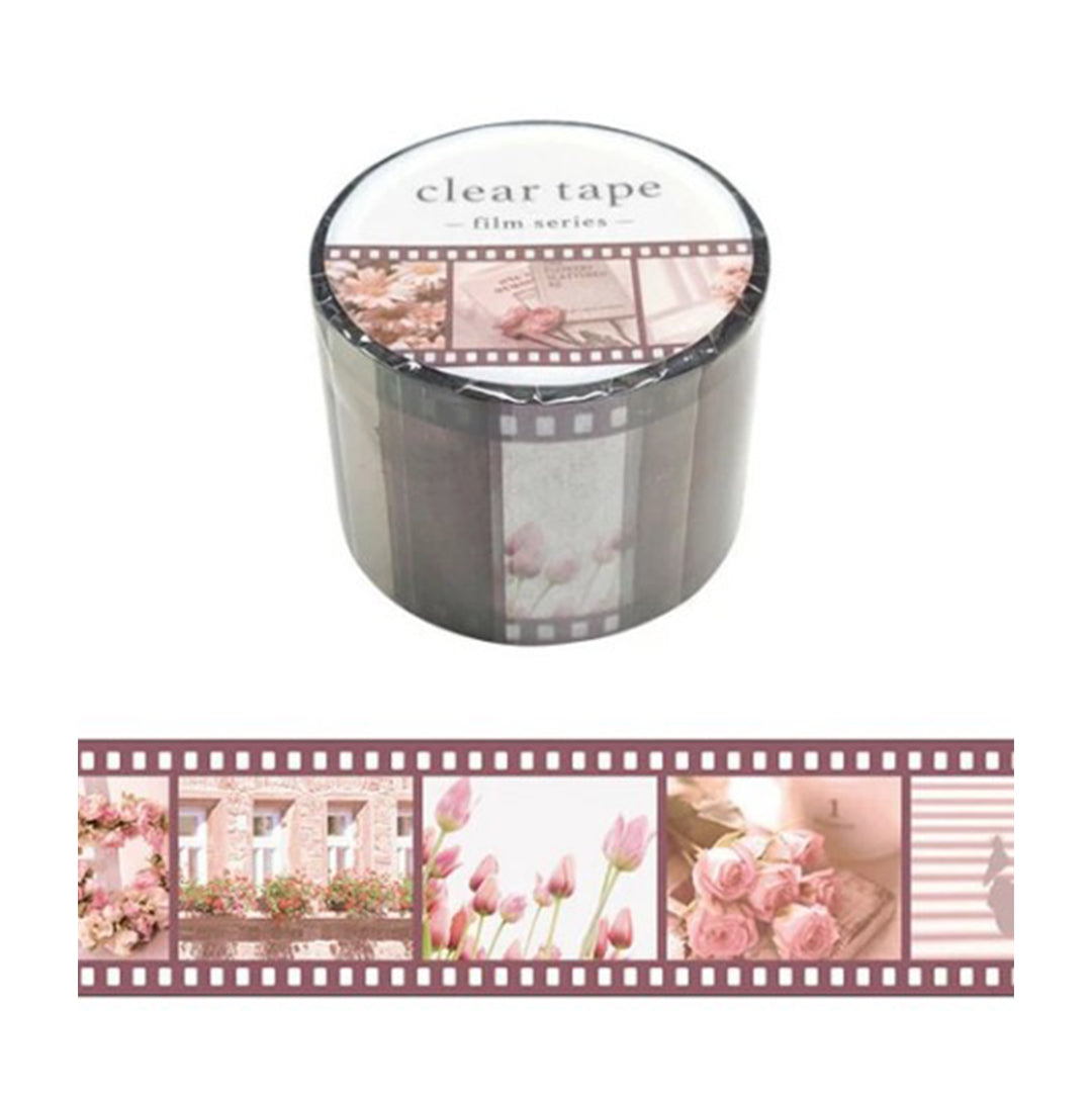 Mind Wave Washi Tape Clear 30mm Width Film Pink
