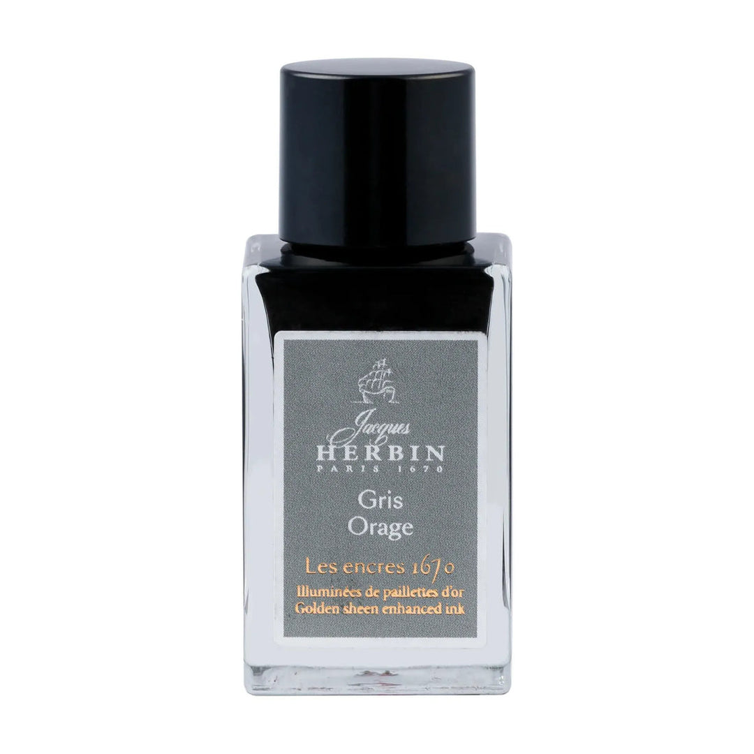 Jacques Herbin Anniversary Ink 1670 15ml- Gris Orage