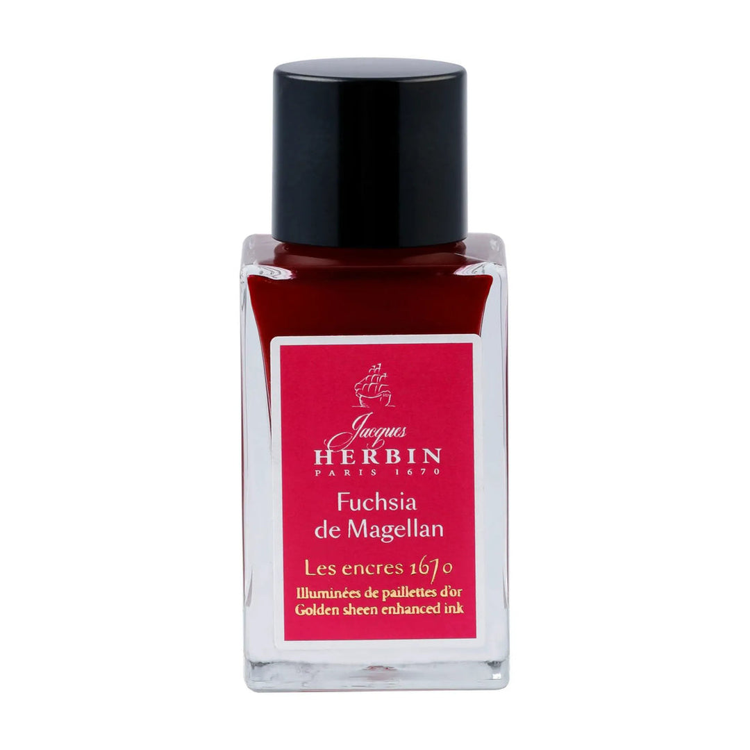 Jacques Herbin Anniversary Ink 1670 15ml- Fuchsia de Magellan