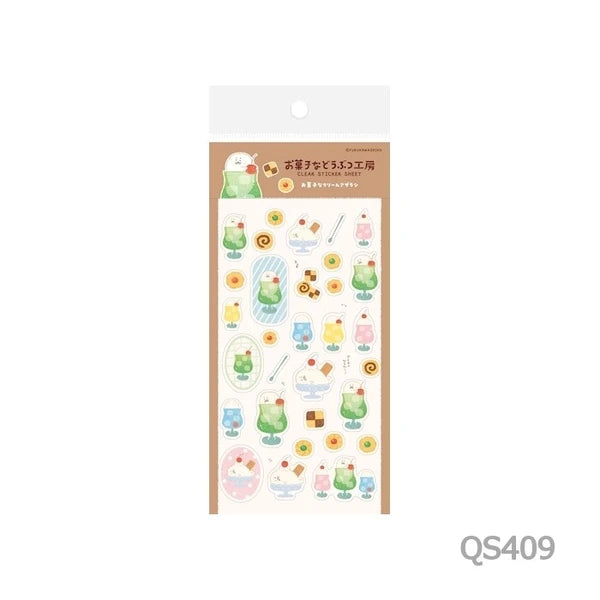 Furukawa Shiko Planner Clear Sticker Sheet - Cream