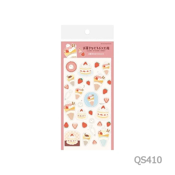 Furukawa Shiko Planner Clear Sticker Sheet - Sweets