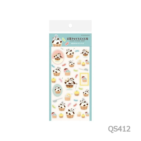 Furukawa Shiko Planner Clear Sticker Sheet - Mamari Panda