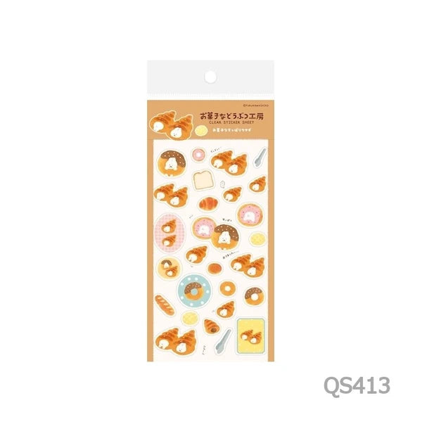 Furukawa Shiko Planner Clear Sticker Sheet - Suporuri Rabbit