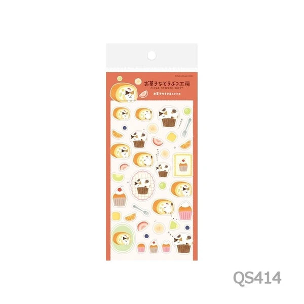 Furukawa Shiko Planner Clear Sticker Sheet - Clearance Nyan Cat