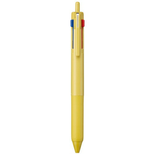 Mitsubishi Jetstream New 3-Color Ballpoint Pen 0.5mm - Mustard
