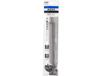 Tombow Monograph Lite Ballpoint Pen Smokey Colours 0.38mm - Smoky Brown