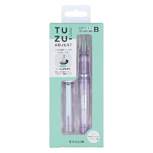 SAILOR Fountain Pen TUZU Glassy2 Bold Nib - Violet