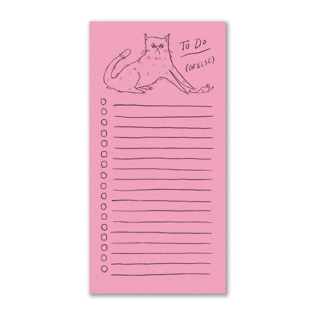 To Do (Or Else) Notepad