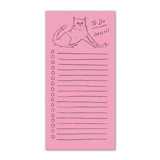 To Do (Or Else) Notepad