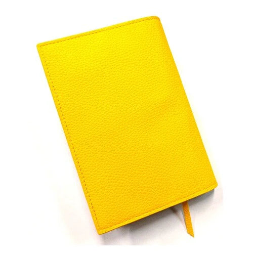 Shinko Seiki Neo Book Cover A6 Paperback Size Embossed Pattern - Yellow