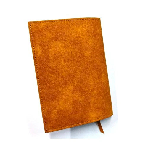 Shinko Seiki Neo Book Cover A6 Paperback Size Retro Pattern - Camel