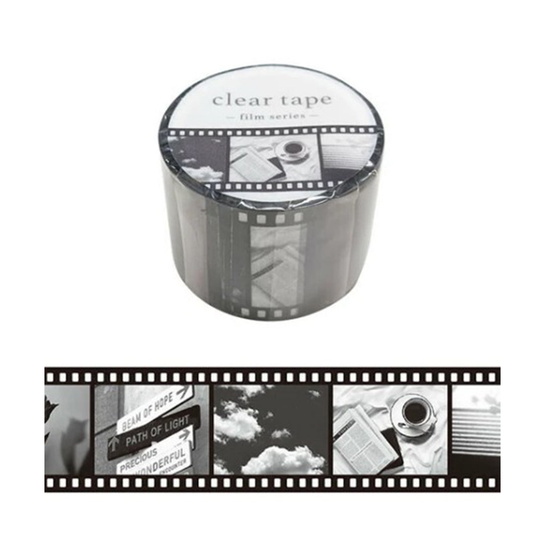 Mind Wave Washi Tape Clear 30mm Width Film Monochrome