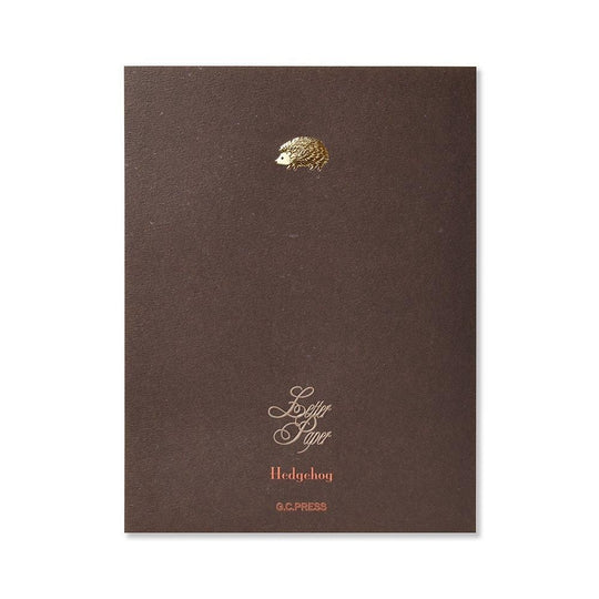 GC Press Letter Pad- Hedgehog
