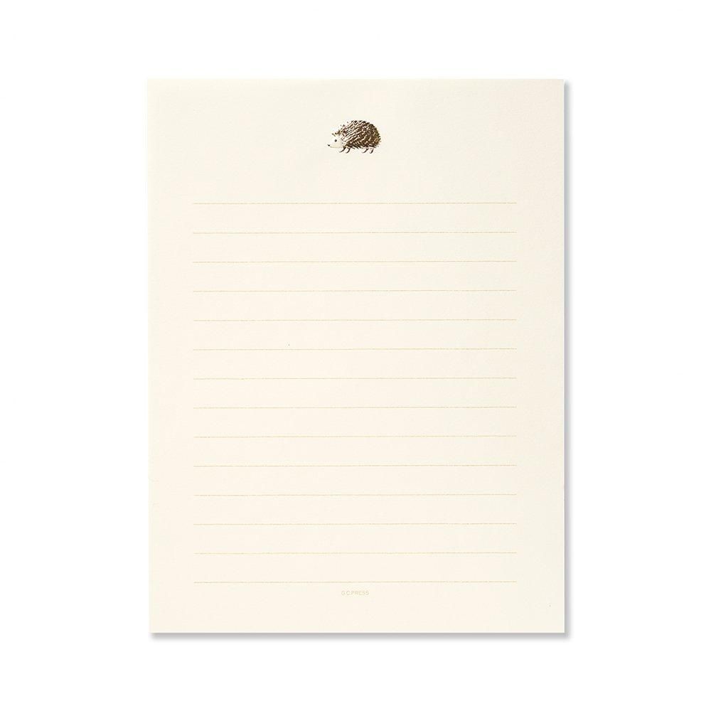 GC Press Letter Pad- Hedgehog