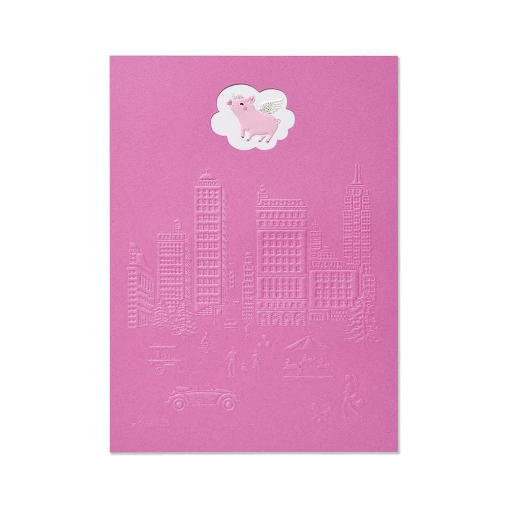 GC Press Letter Pad- Flying Pig