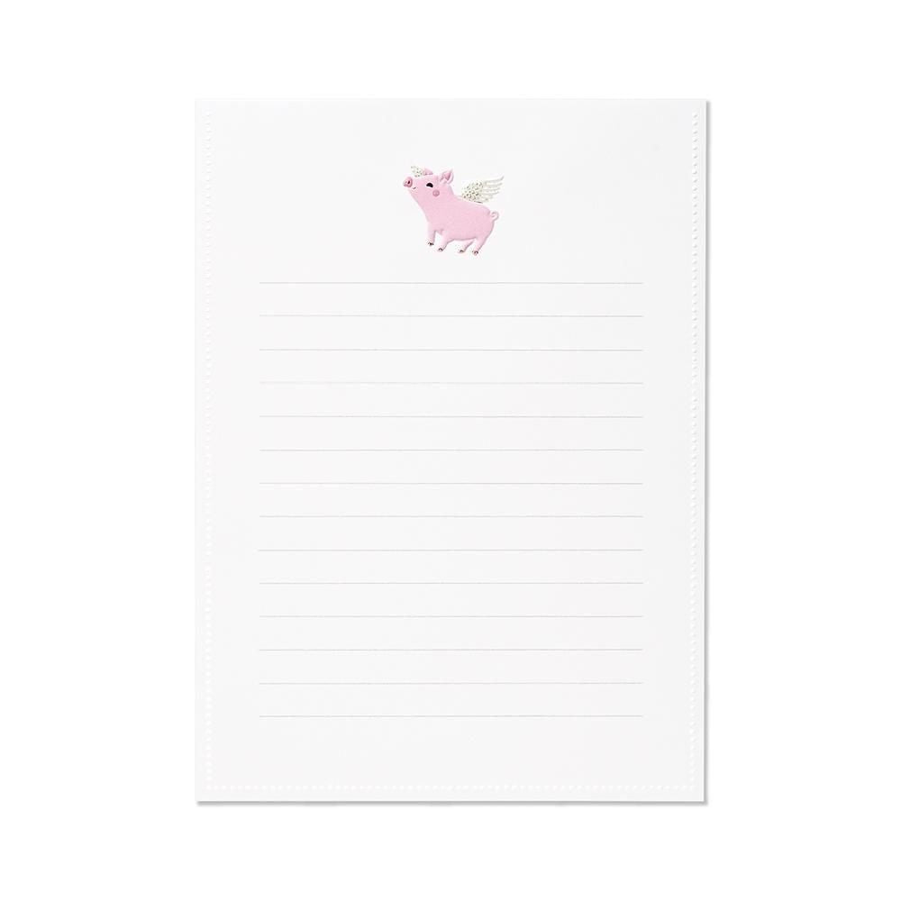 GC Press Letter Pad- Flying Pig