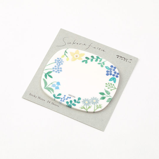 Midori Sticky Notes Transparency Wild Flowers