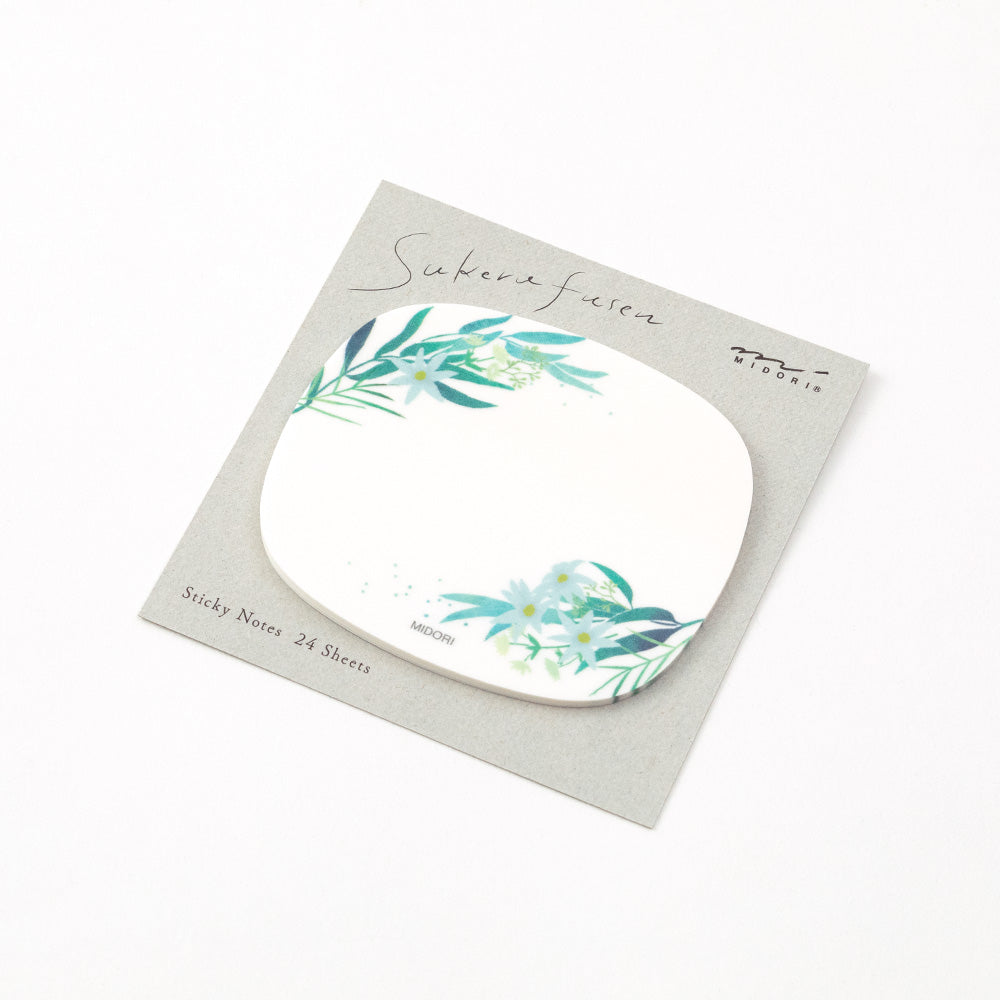 Midori Sticky Notes Transparency Leaves