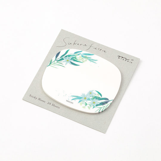 Midori Sticky Notes Transparency Leaves