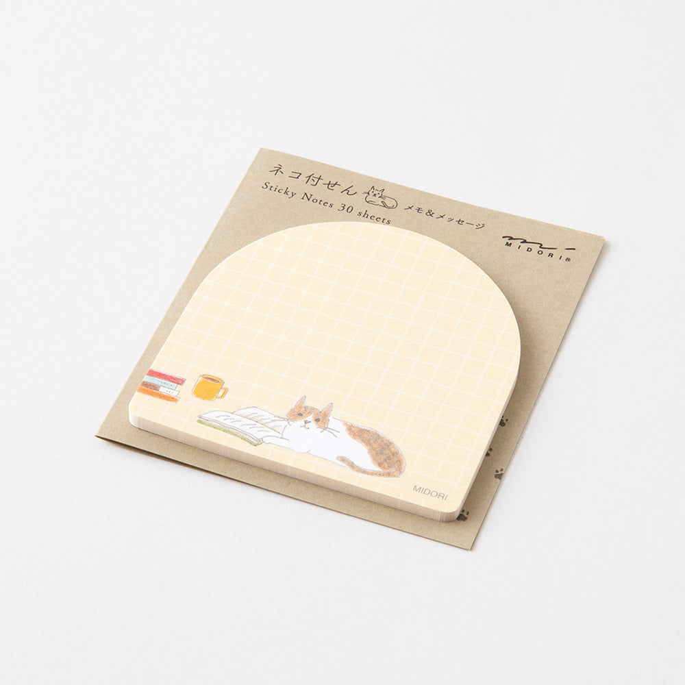 Midori Sticky Notes Book and Cat