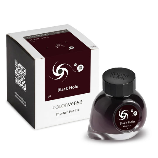 Colorverse Fountain Pen Ink Astrophysics Season 2- No.20 Blackhole