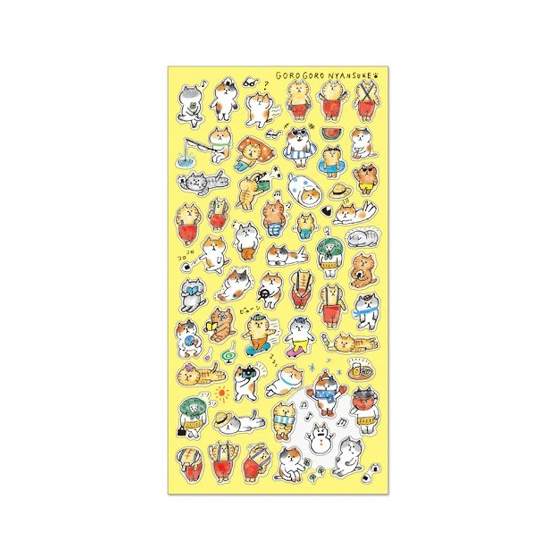 Mind Wave Stickers Gorogoro Nyansuke Petanko