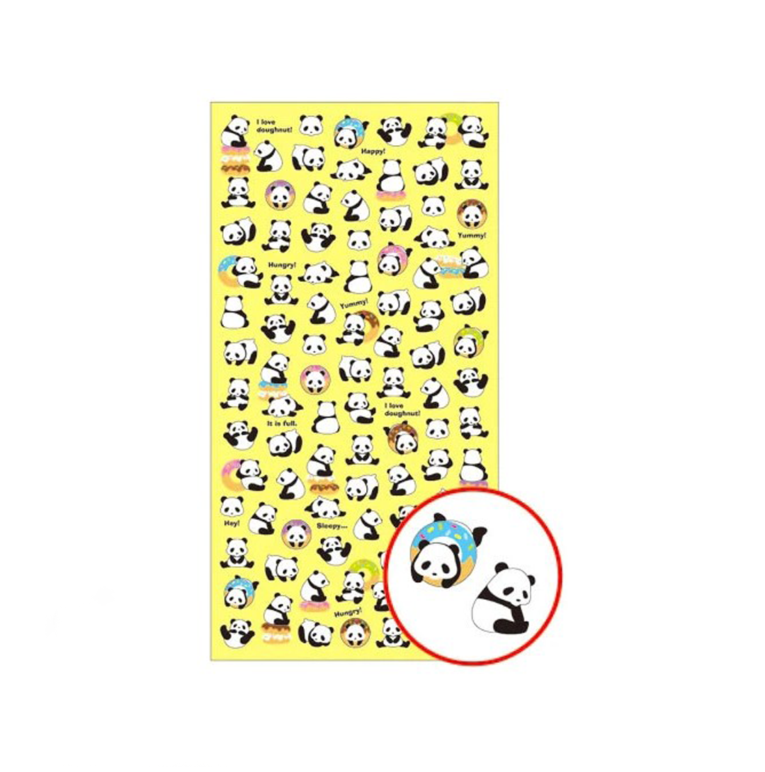 Mindwave Planner Stickers Puchi-Puchi - Donut Panda
