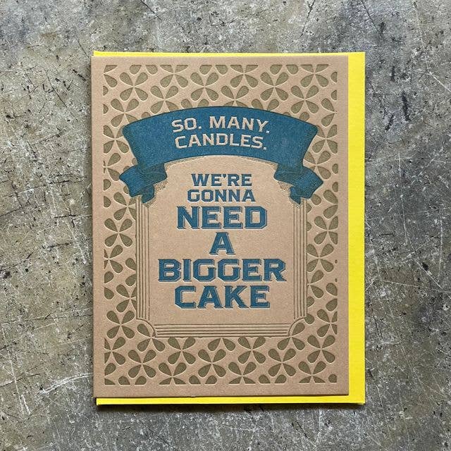 Card / So. Many. Candles.