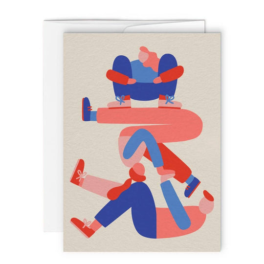COURTE ÉCHELLE — Greeting card
