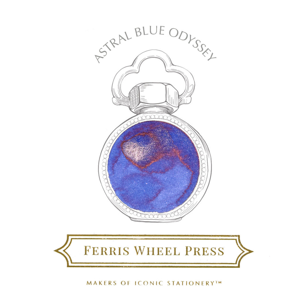 Ferris Wheel Press Fountain Pen Ink- Astral Blue Odyssey